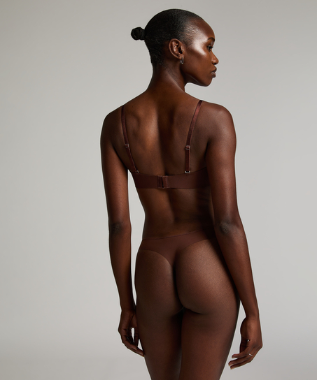 Soutien-gorge à armatures préformé sans bretelles Jane, Marron