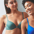 Soutien-gorge à armatures préformé Plunge, Vert