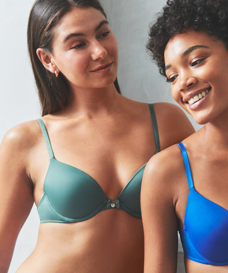 Soutien-gorge à armatures préformé Plunge, Vert