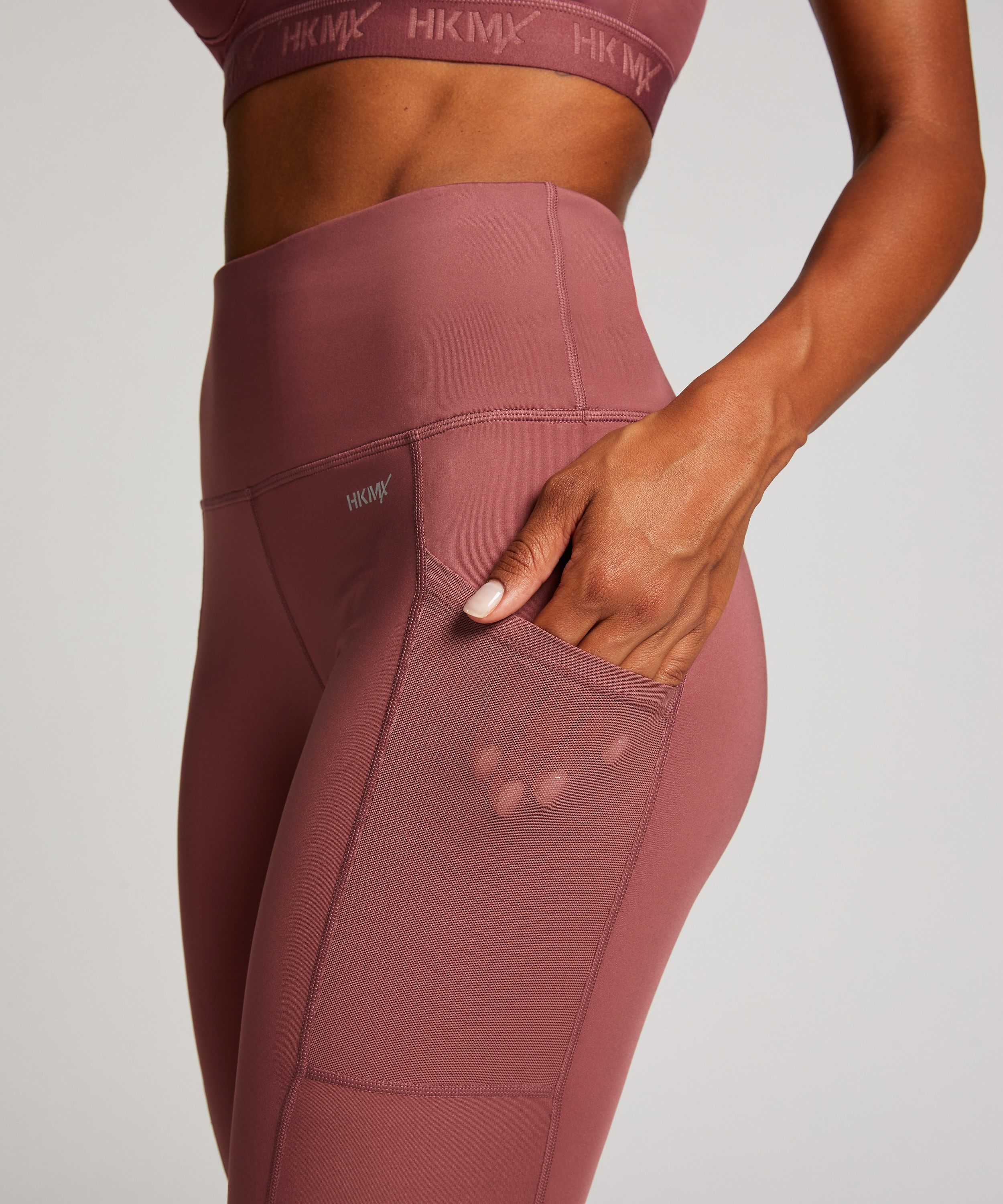 HKMX Legging taille haute Oh My Squat, Rose, main
