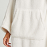 Robe polaire Snuggle Lounge, Blanc