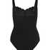 Maillot de bain Shaping Scallop, Noir