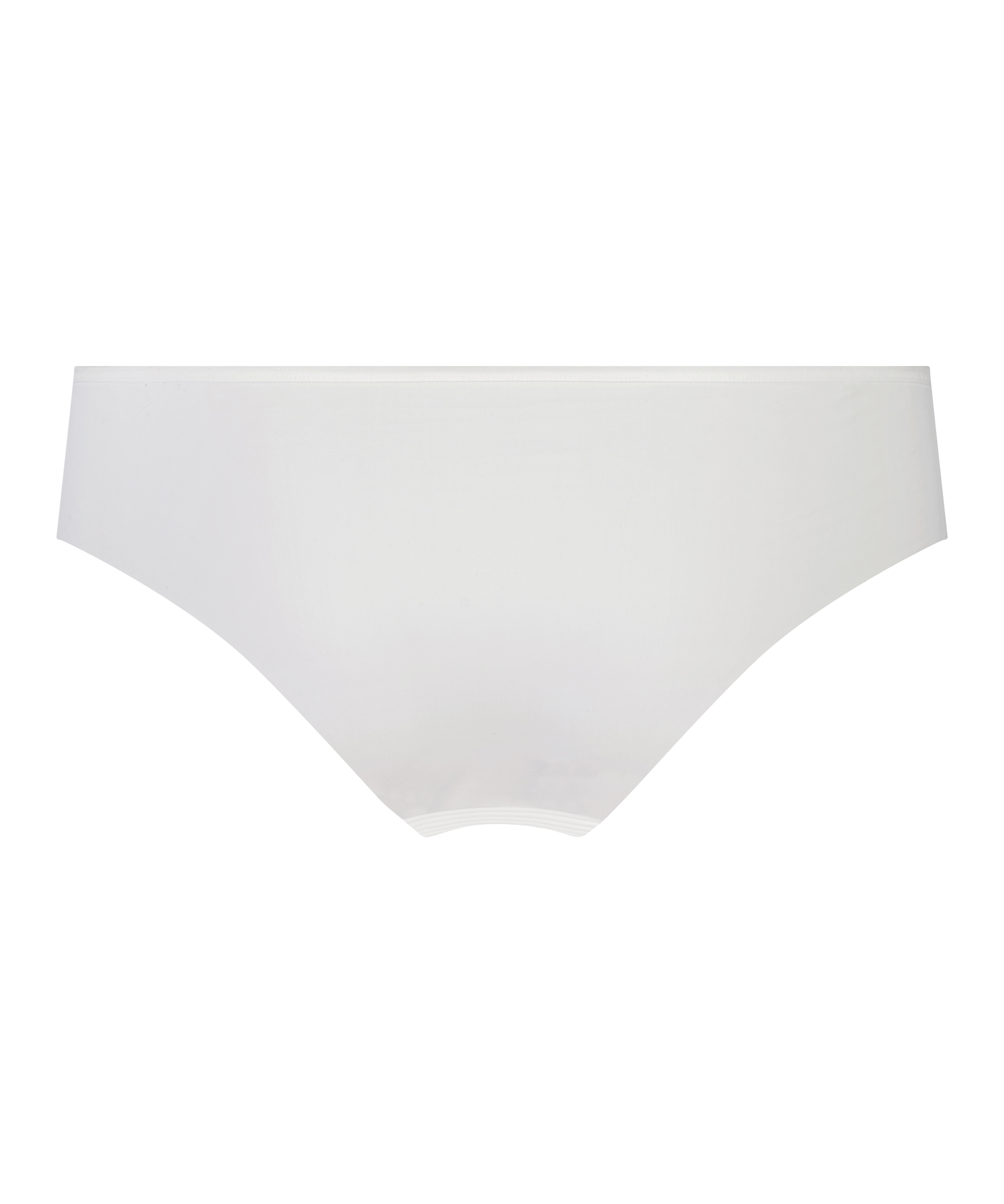 Slip brésilien invisible Stripe mesh, Blanc, main