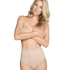 Slip gainant taille haute, Beige