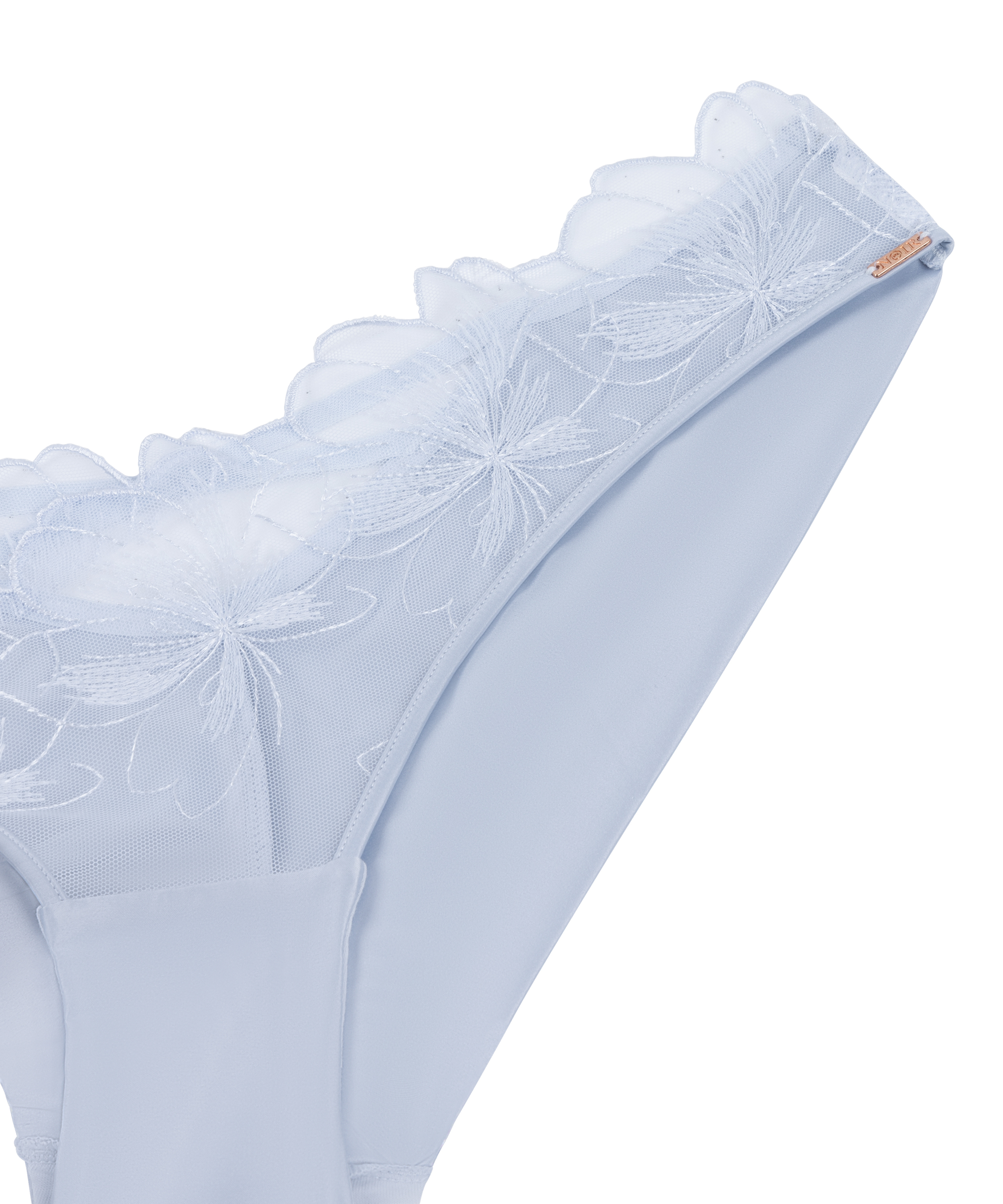 Slip brésilien Emilia , Bleu, main