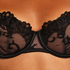 Soutien-gorge à armatures non préformé Helena, Noir
