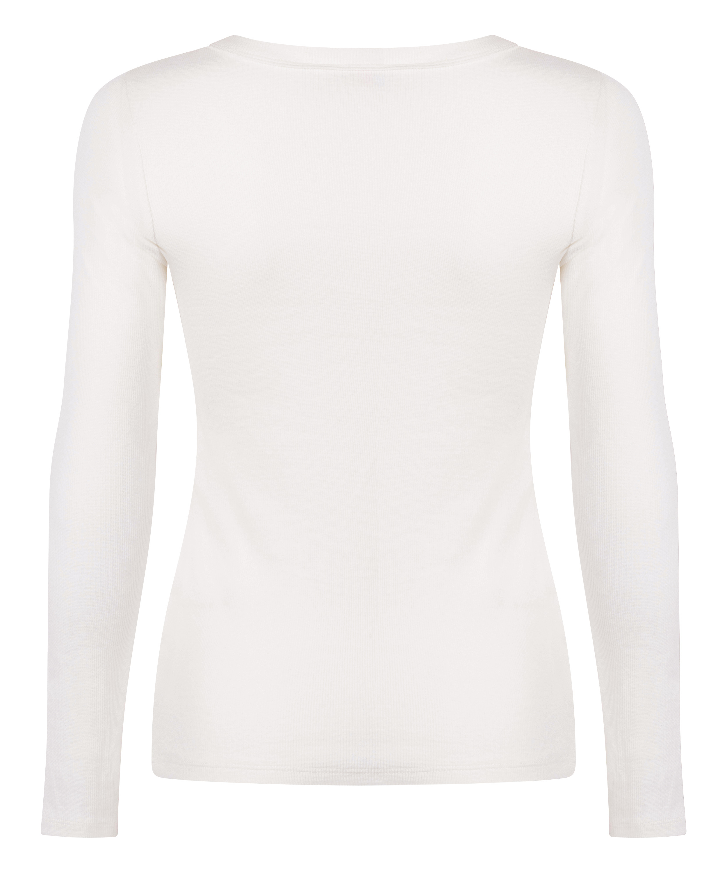 Top de pyjama Coton, Blanc, main