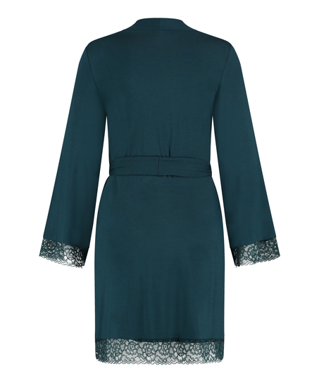 Peignoir court, Bleu