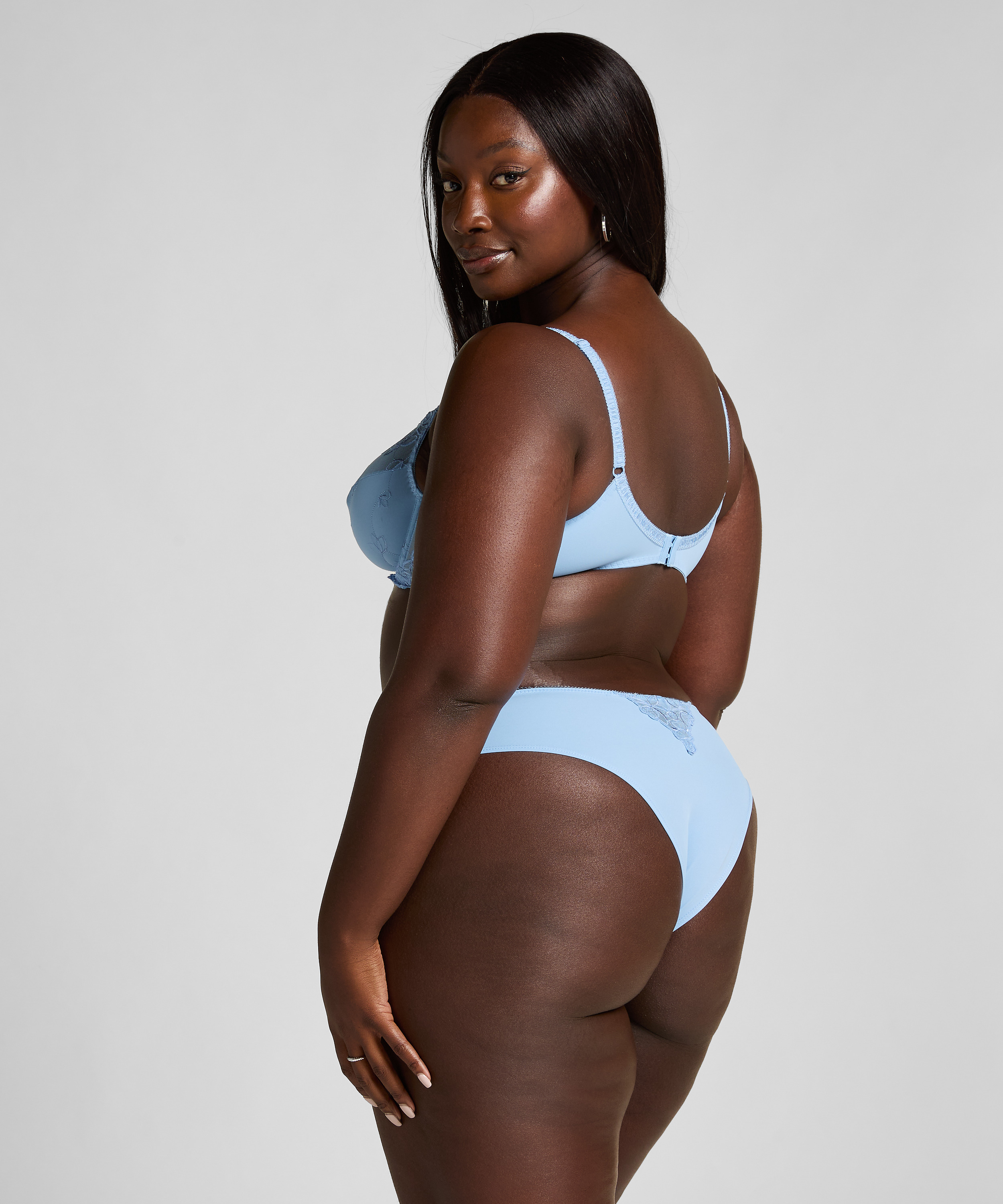 Soutien-gorge à armatures non-préformé Diva, Bleu, main