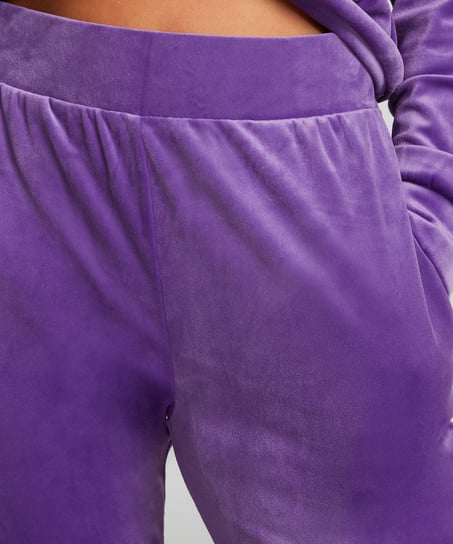 Pantalon de jogging Velours, Violet