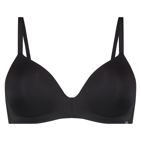 Soutien-gorge push-up préformé sans armatures Mona, Noir