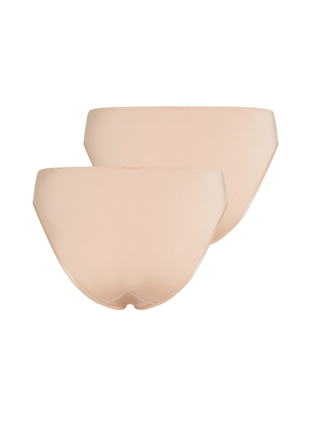 Lot de 2 slips Angie, Beige