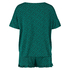 Ensemble de pyjama court, Vert