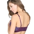 Padded longline push-up bra Bijoux, Violet