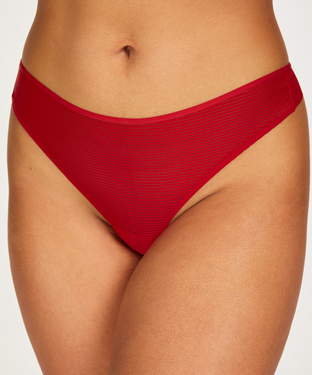 Invisible string Stripe mesh, Rouge