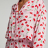 Haut de pyjama à manches longues Twill, Rose