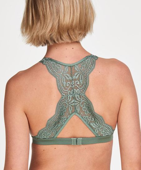 Brassière Halter dos nageur, Vert