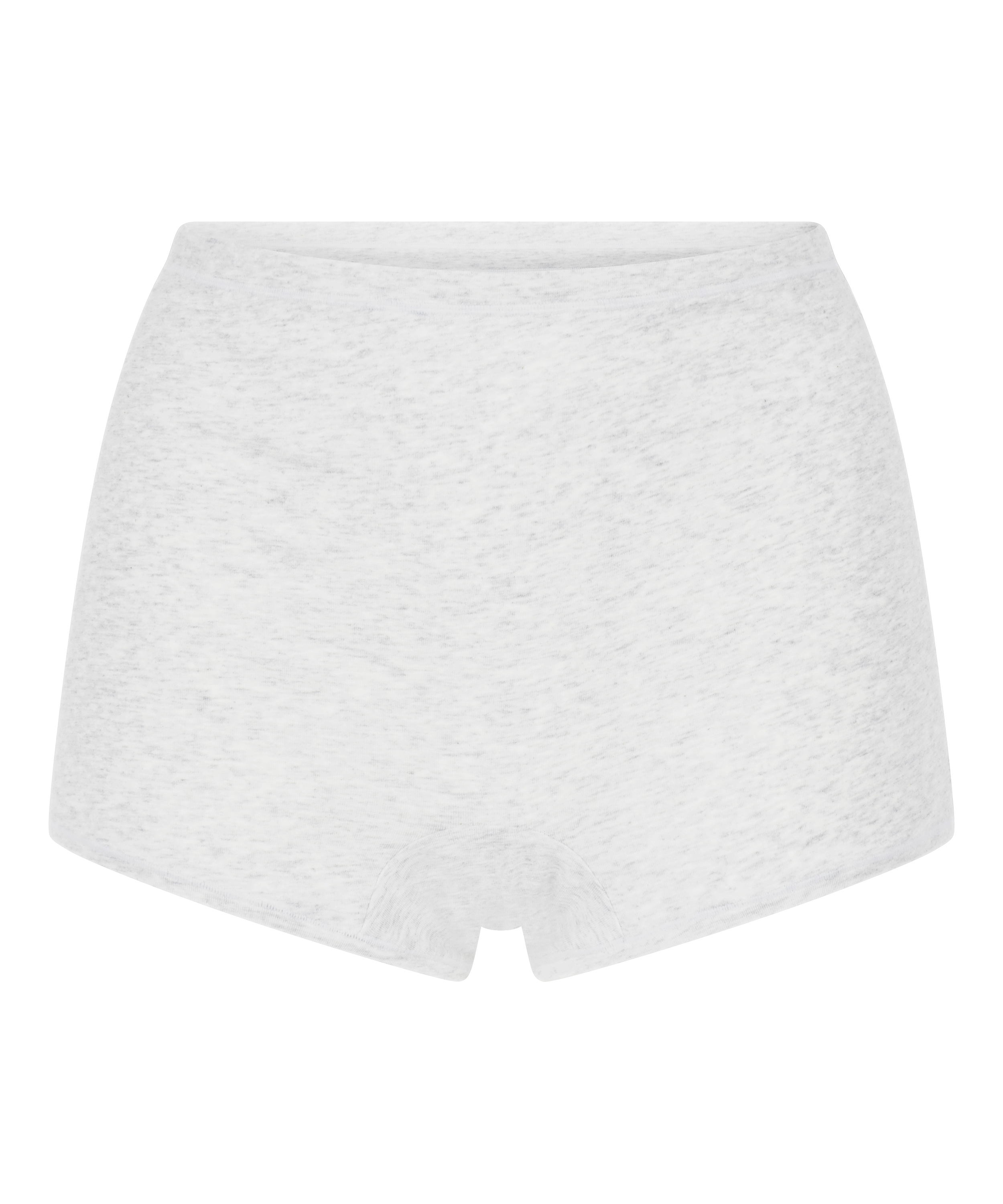 Shorty en coton doux, Gris, main