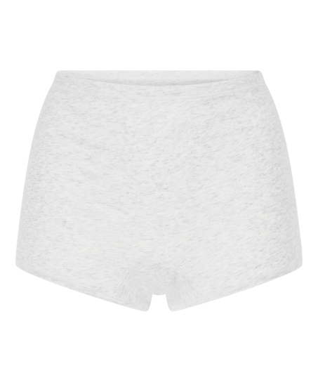 Shorty en coton doux, Gris