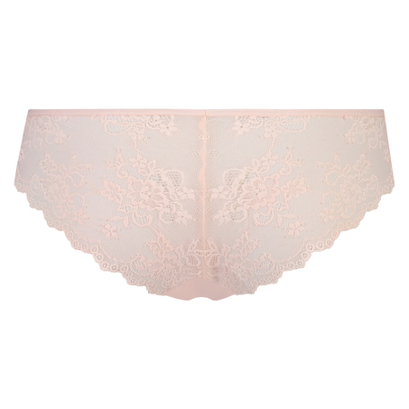 Slip br&eacute;silien Invisible Lace Back, Rose