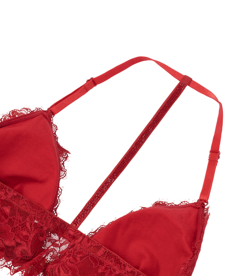 Brassière Charlotta, Rouge