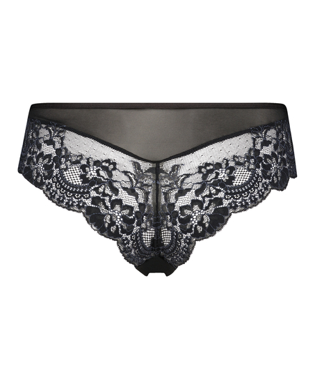 Slip brésilien Alisia, Noir