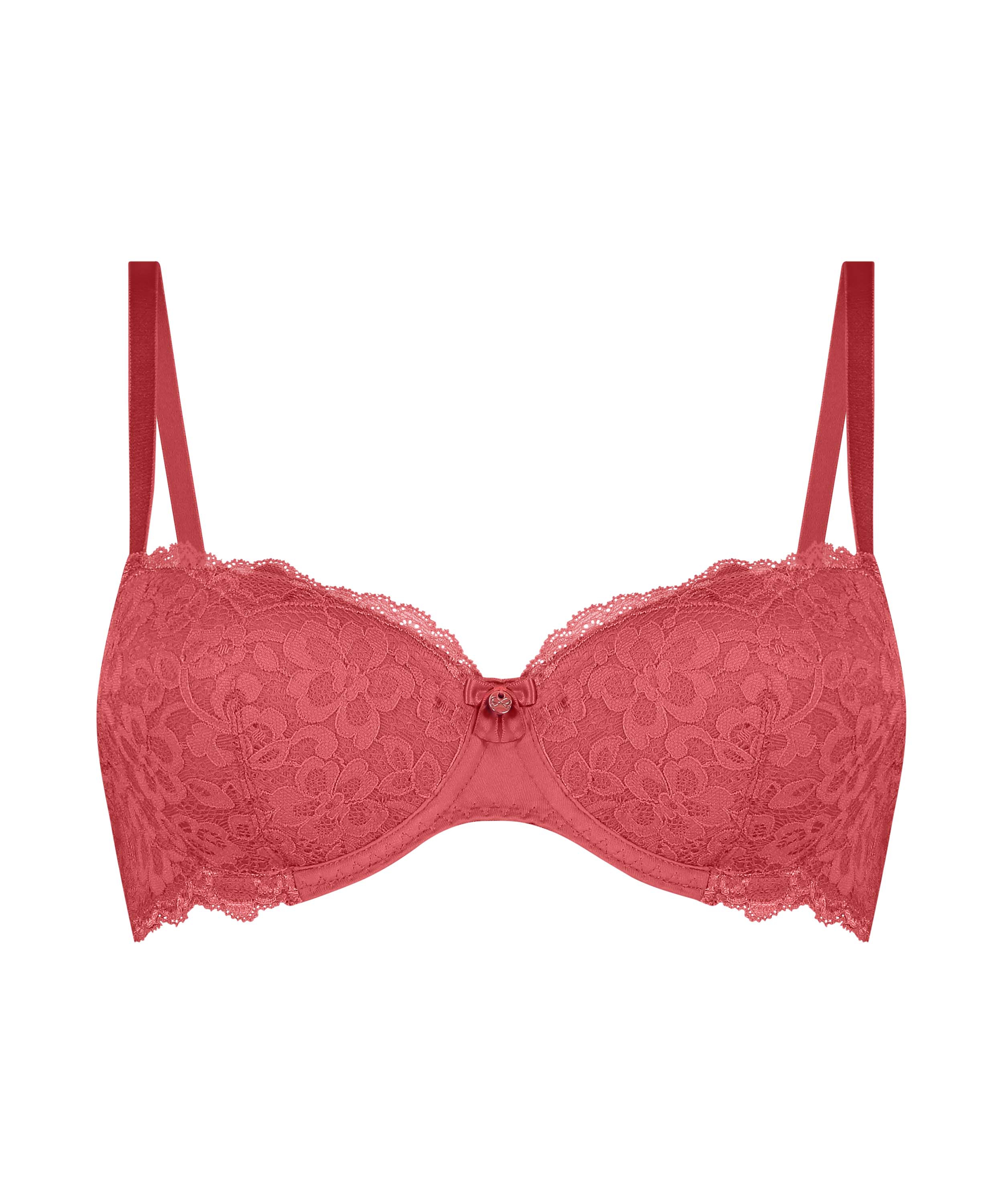 Soutien-gorge à armatures préformé Marine, Rouge, main