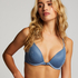 Soutien-gorge à armatures préformé push-up Molly, Bleu