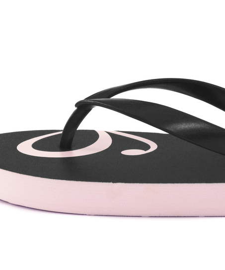 Tongs Bow flip flop, Noir
