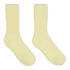 Chaussettes duveteuses Liv, Jaune