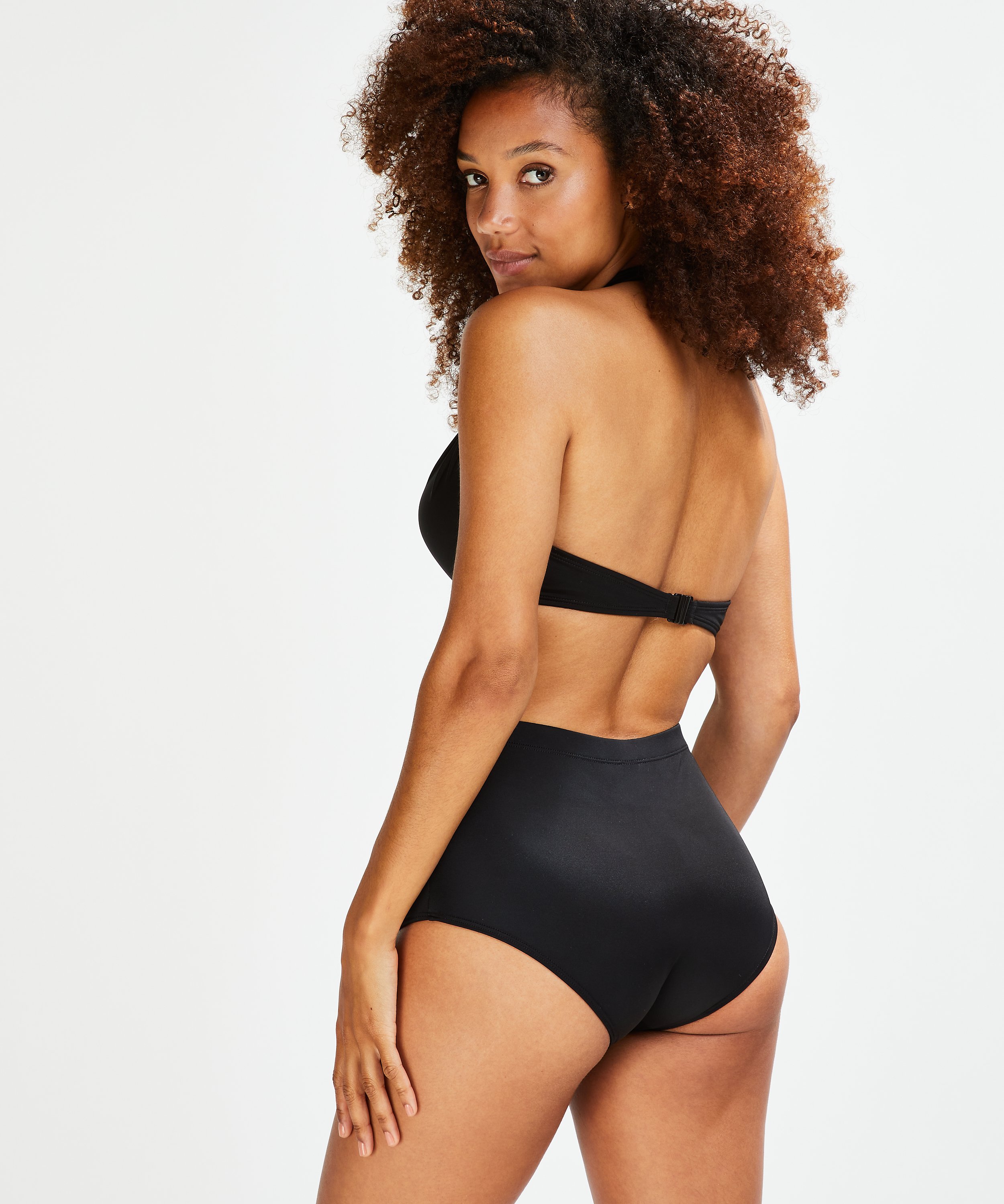 Boxer de bikini Basic, Noir, main