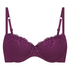 Soutien-gorge à armatures préformé Lace & Shine, Violet