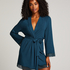 Peignoir court, Bleu