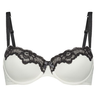 Soutien-gorge &agrave; armatures pr&eacute;form&eacute; Secret Lace, Blanc