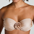 Haut de bikini bandeau Lima, Beige