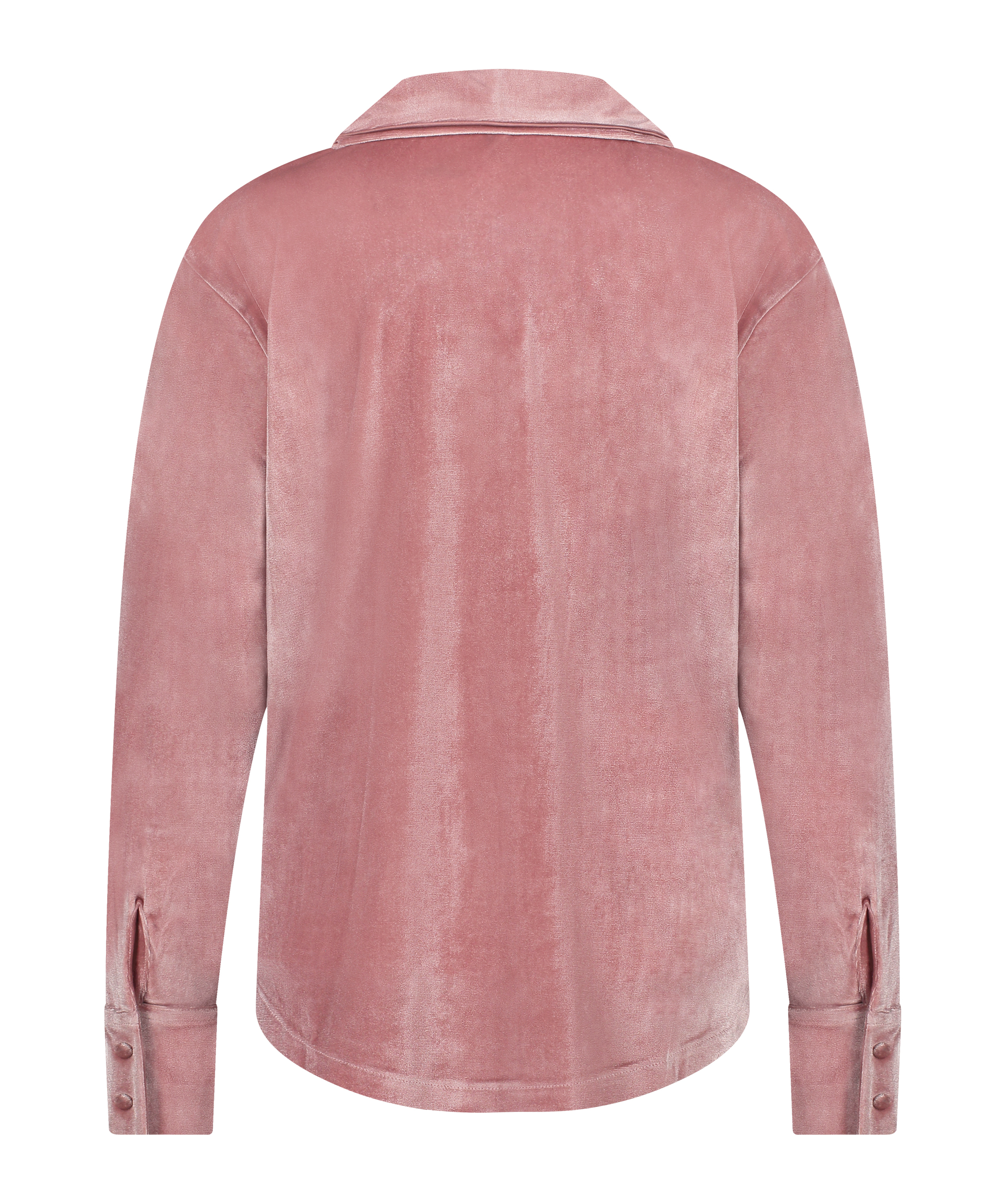 Veste à manches longues en velours, Violet, main