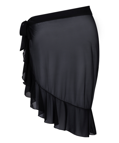 Paréo en maille, Noir