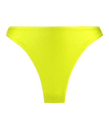 Slip de Bikini Échancrés Luxe, Vert