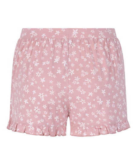 Short Jersey à volants, Rose