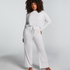 Pantalon de pyjama Pointelle, Beige