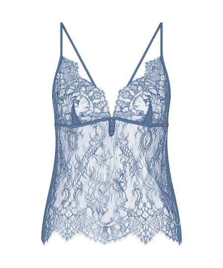 Camisole Lace Delphine, Bleu