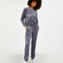 Pantalon de jogging Velours Shimmer Tape, Gris