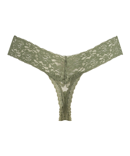 String en V taille extra basse, Vert