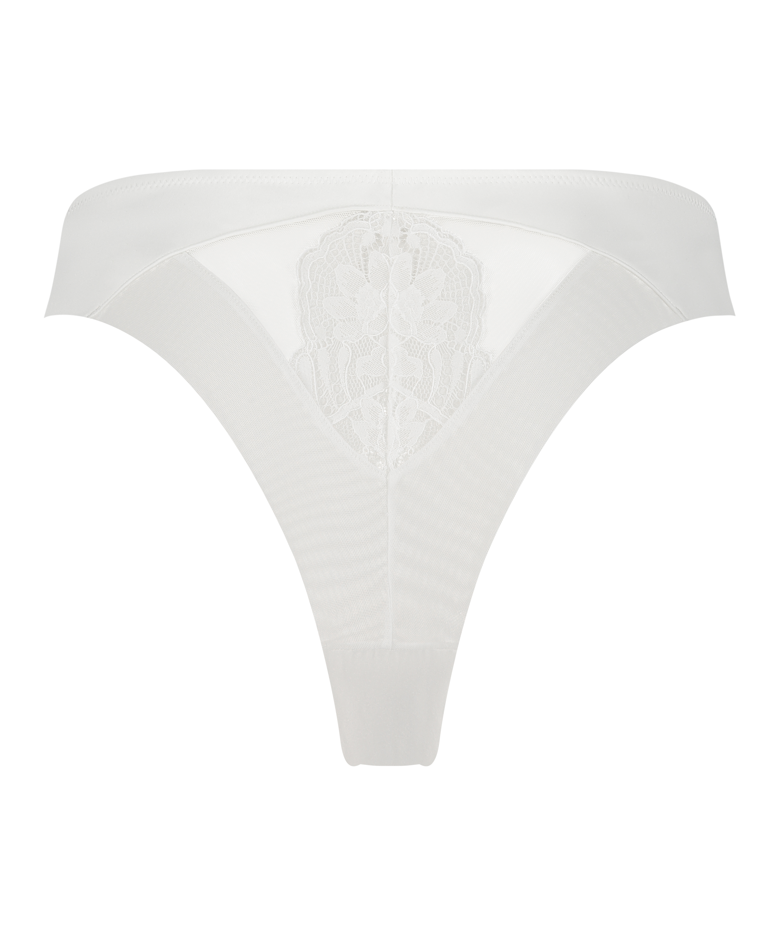 Slip brésilien Jamie, Blanc, main