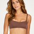 Soutien-gorge sans armatures préformé, Marron