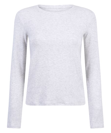 Haut de pyjama Pointelle, Gris