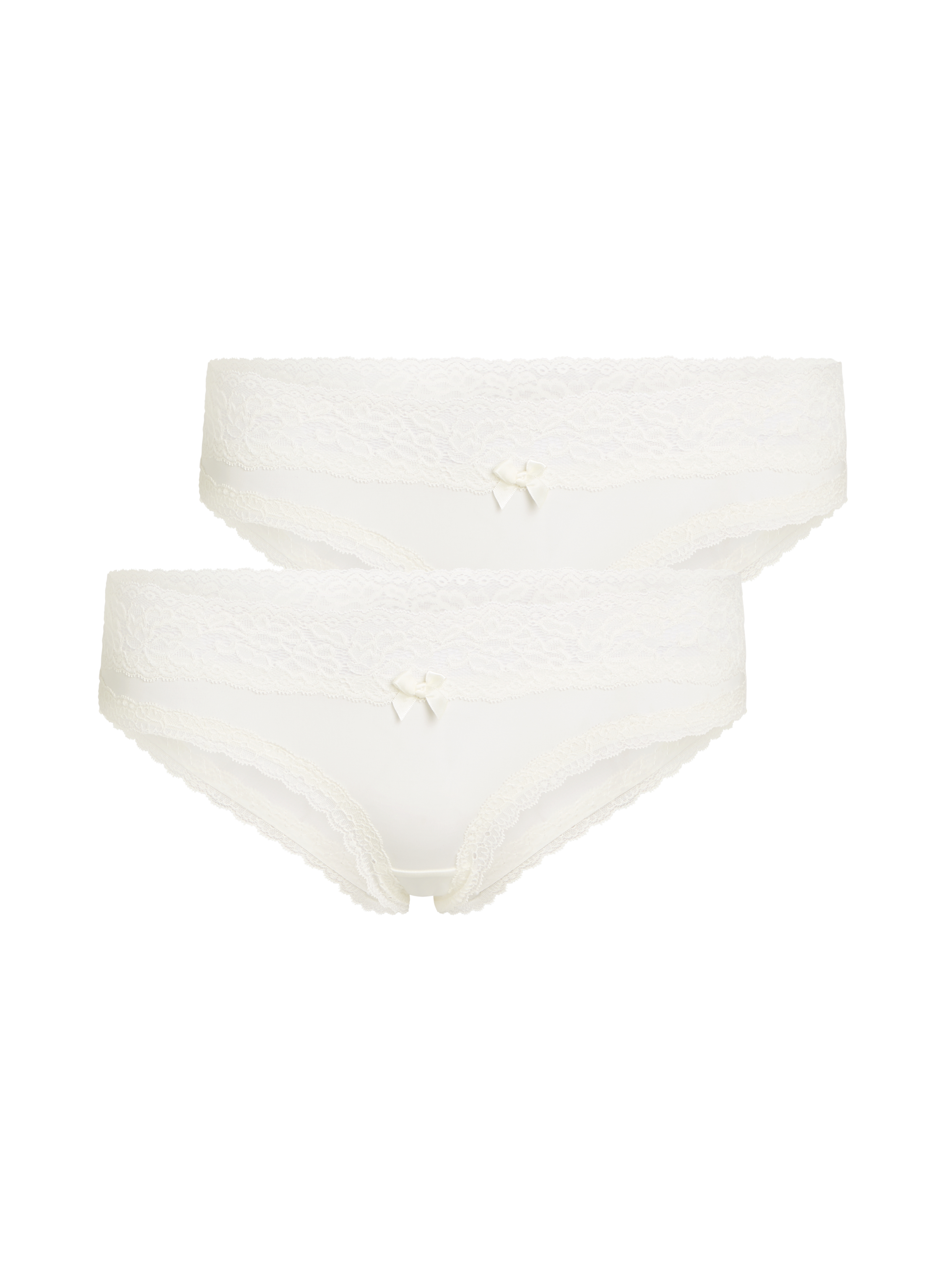 Lot de 3 culottes brésiliennes Dakota, Blanc, main