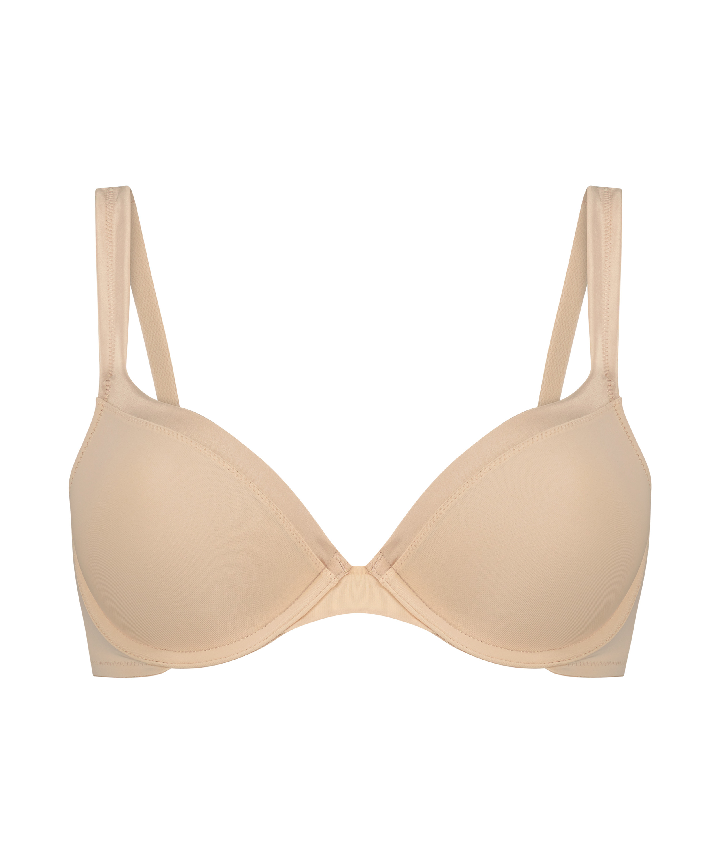 Soutien-gorge à armatures préformé Satin fleece, Beige, main