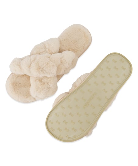 Chaussons Lia, Blanc