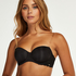 Bretelles de soutien-gorge transparentes bonnet D+, Blanc